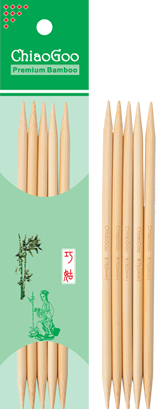 ChiaoGoo Bamboo Double Pointed Needle (DPN) - 6" (20 cm)