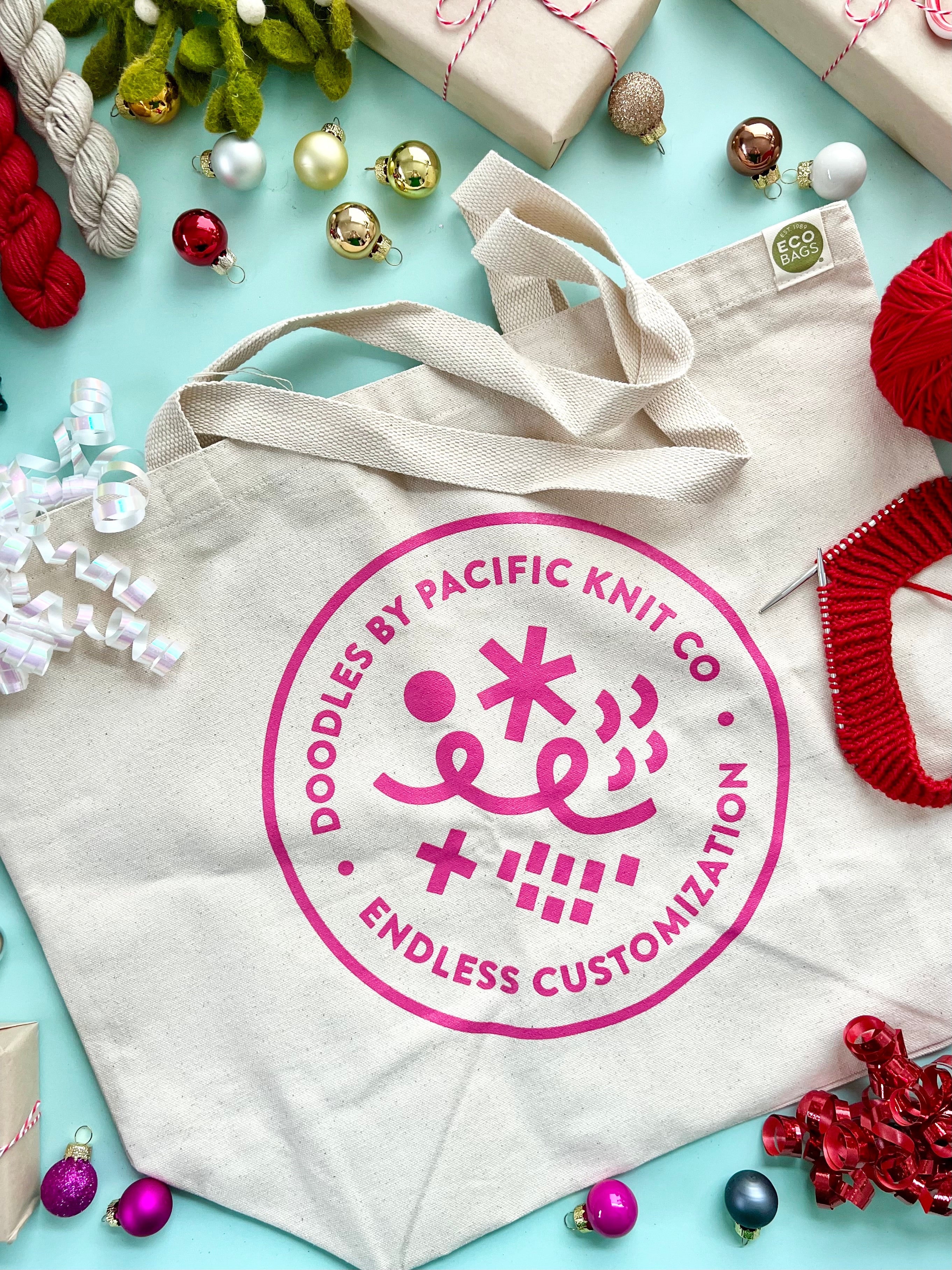 Canvas Bag - Doodles by Pacific Knit Co.