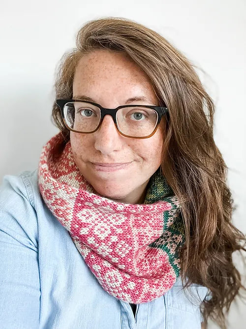 Floral Doodle (Infinity Cowl)