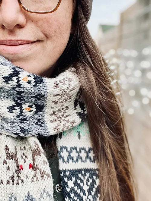 Holiday Doodle Scarf (Advent Pattern)