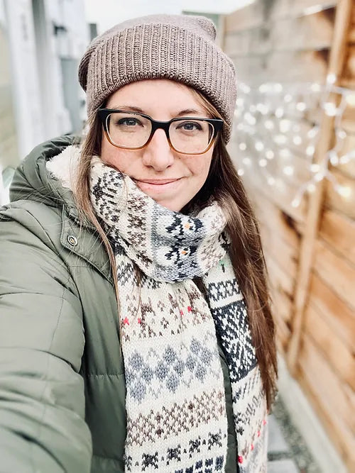 Holiday Doodle Scarf (Advent Pattern)