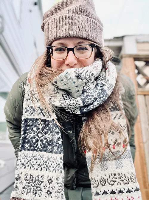 Holiday Doodle Scarf (Advent Pattern)