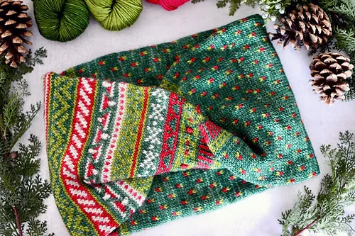 Holiday 1 Doodle (Infinity Cowl)