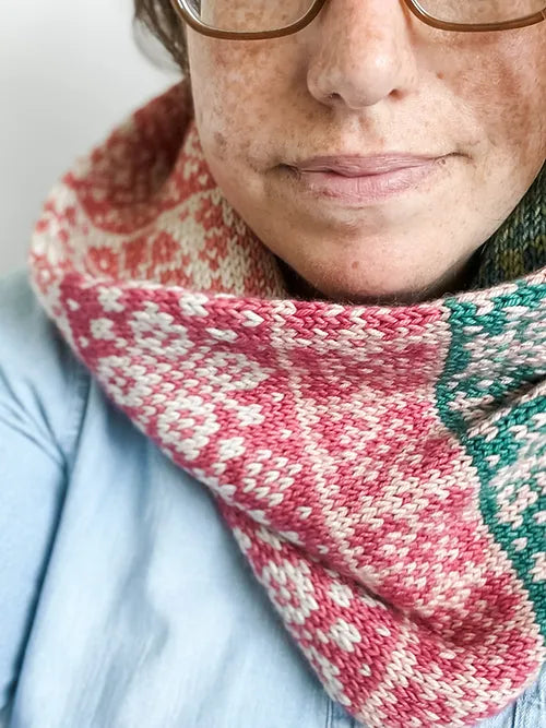 Floral Doodle (Infinity Cowl)