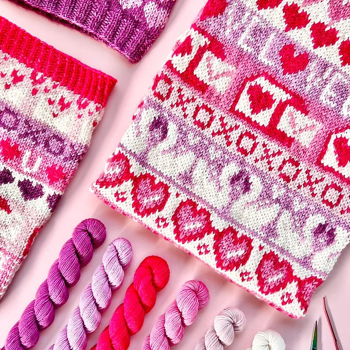 Valentine's 2 Doodle (Infinity Cowl)