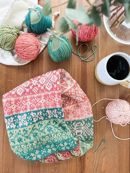 Floral Doodle (Infinity Cowl)