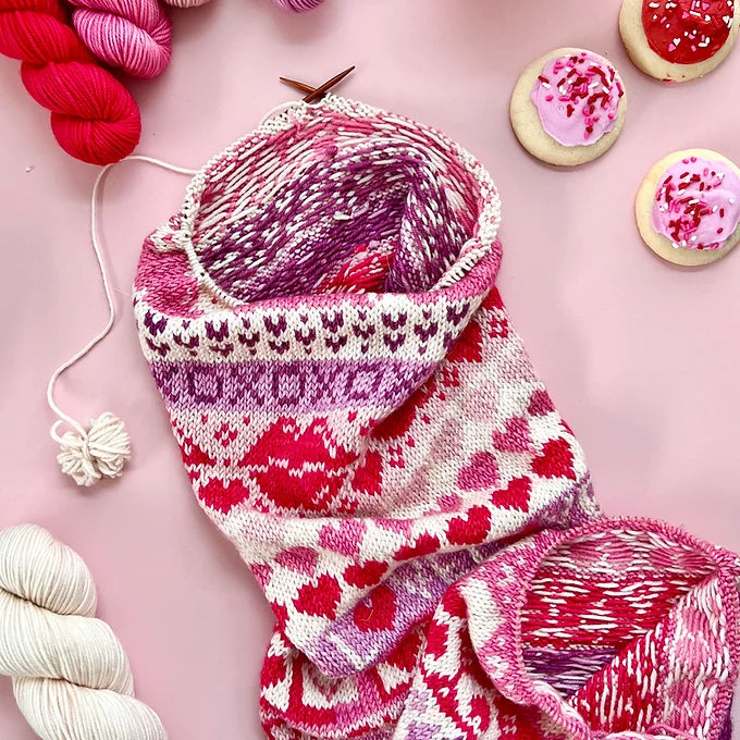 Valentine's 2 Doodle (Infinity Cowl)