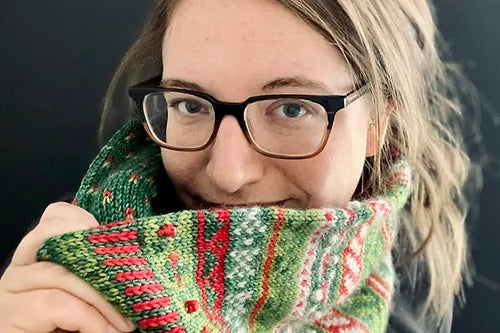 Holiday 1 Doodle (Infinity Cowl)