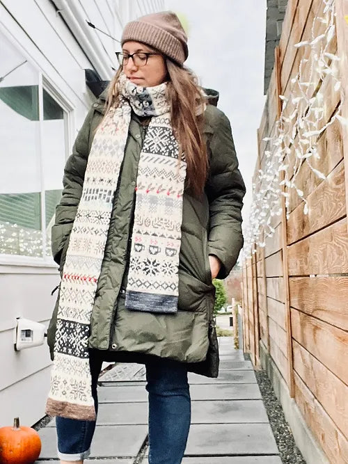 Holiday Doodle Scarf (Advent Pattern)