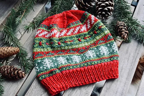 Holiday 1 Doodle Hat