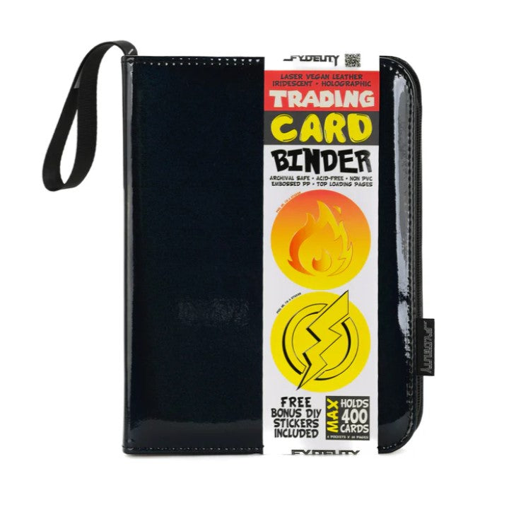 Doodle Card Binder | 4-Pocket | Max (400 pcs) | Black