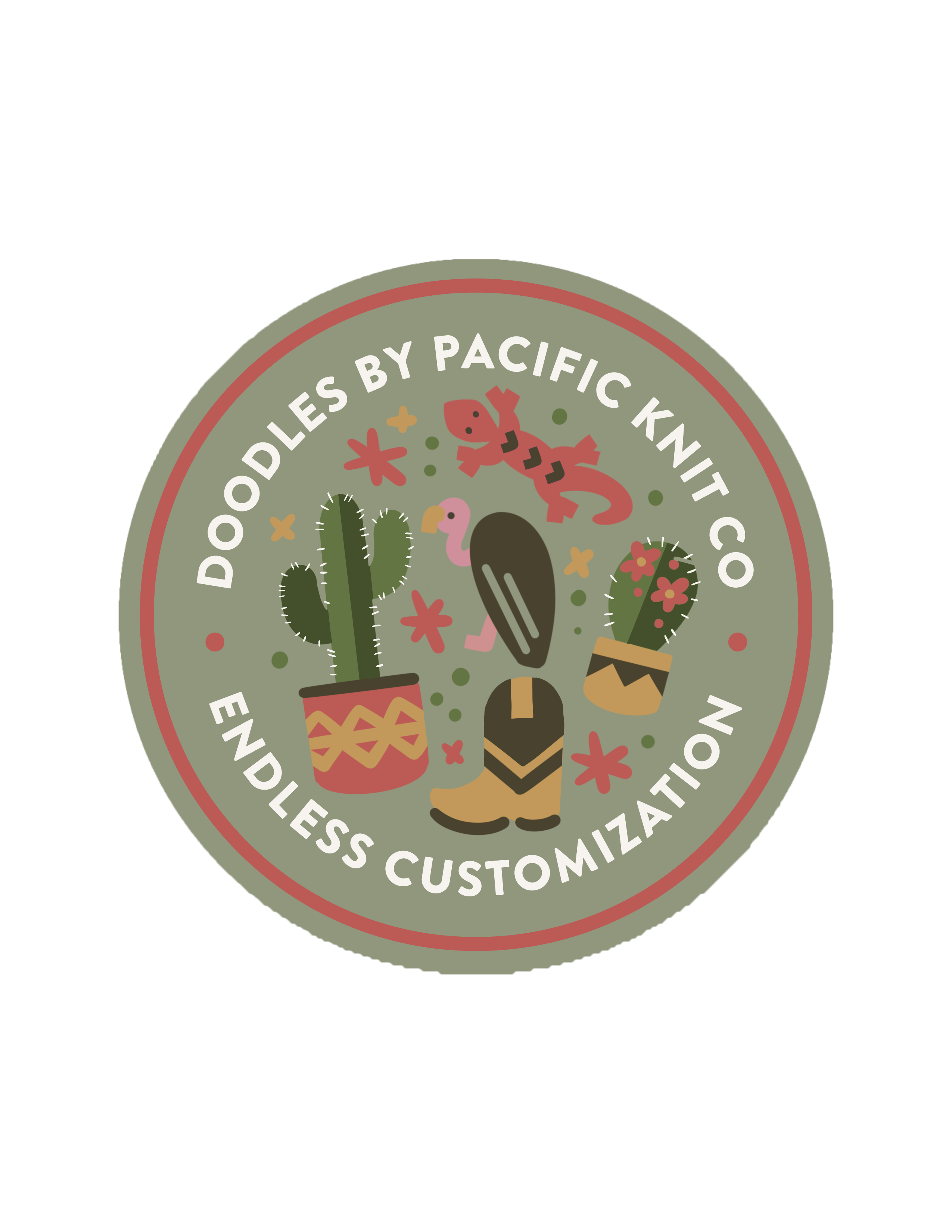 Desert Doodle (Sticker)