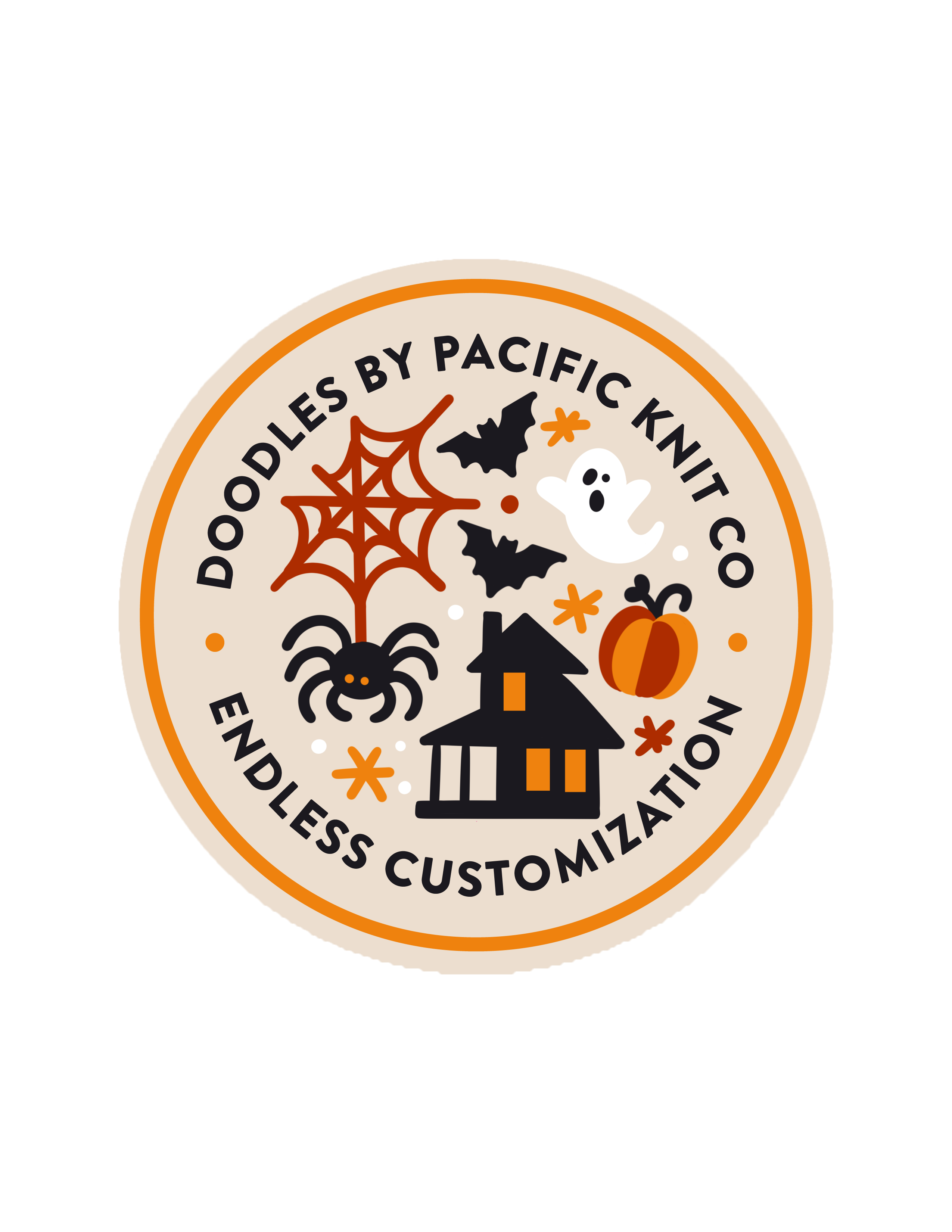 Haunted Doodle (Sticker)