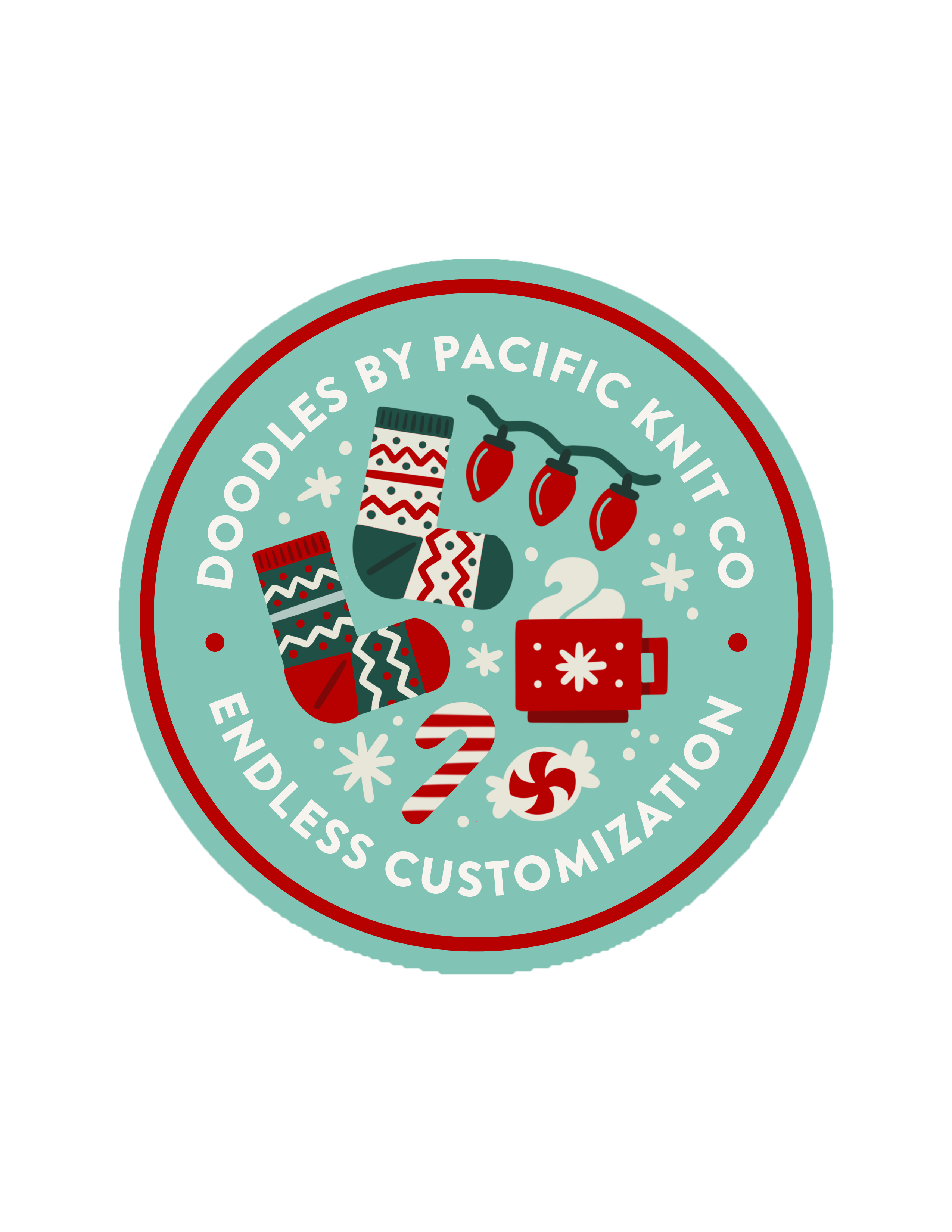 Holiday Doodle (Sticker)