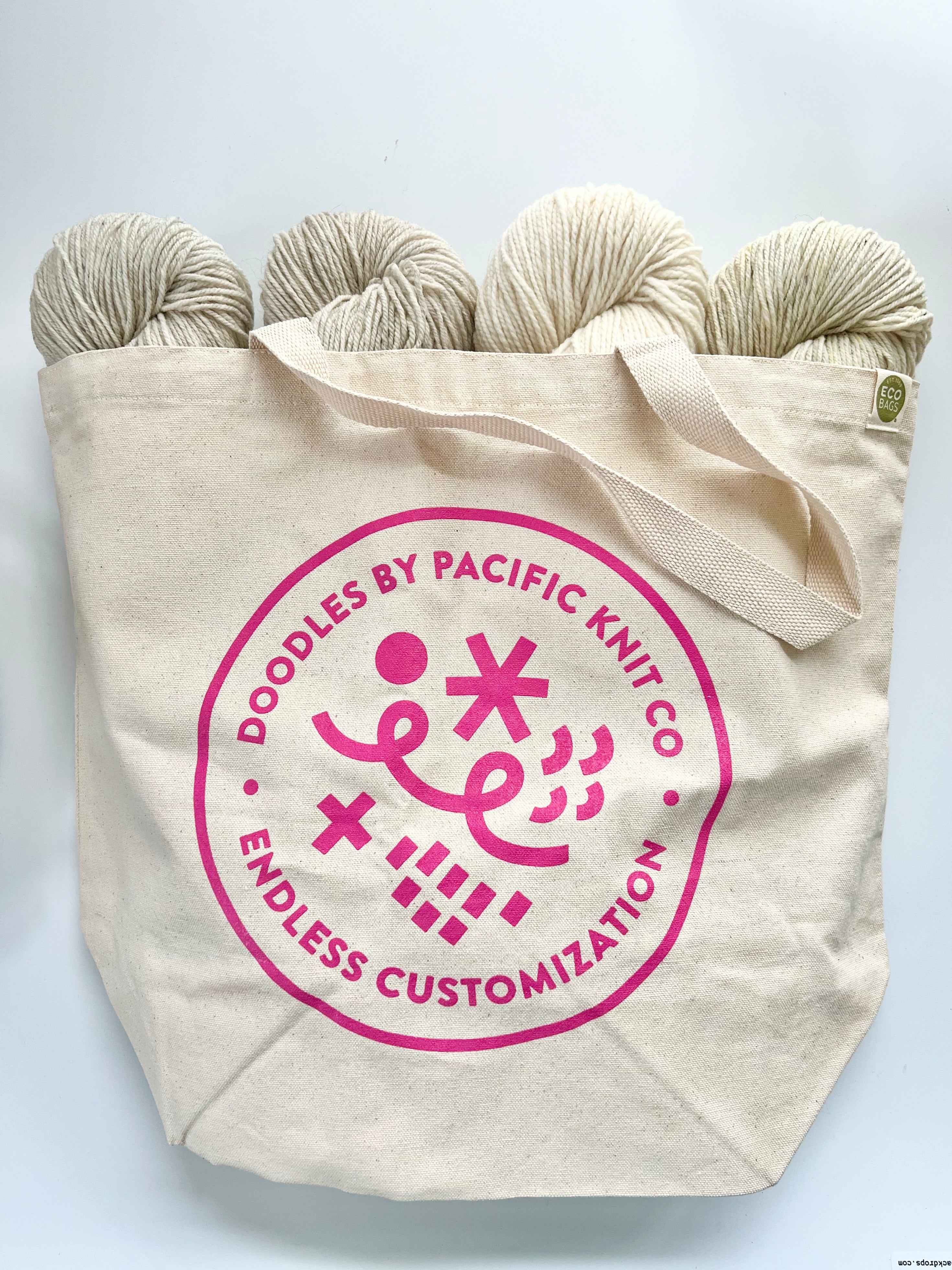 Canvas Bag - Doodles by Pacific Knit Co.