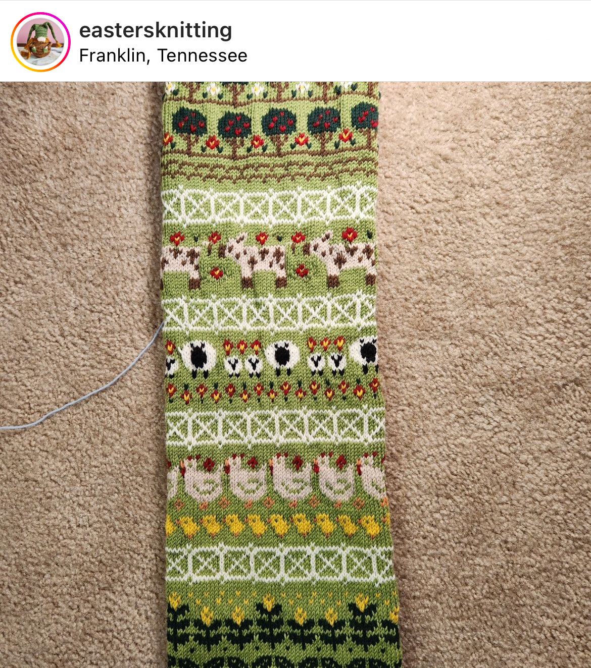 Farm Doodle (Infinity Cowl)
