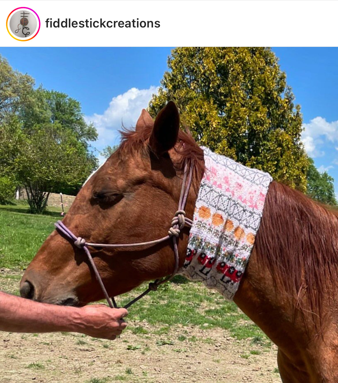 Farm Doodle (Infinity Cowl)