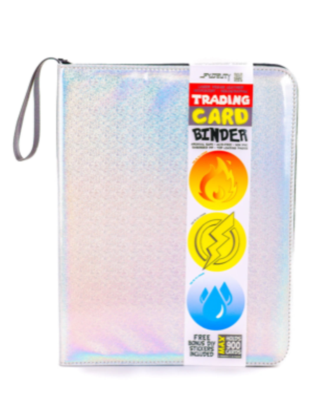Doodle Card Binder | 9-Pocket | Max (900 pcs) | Laser Silver