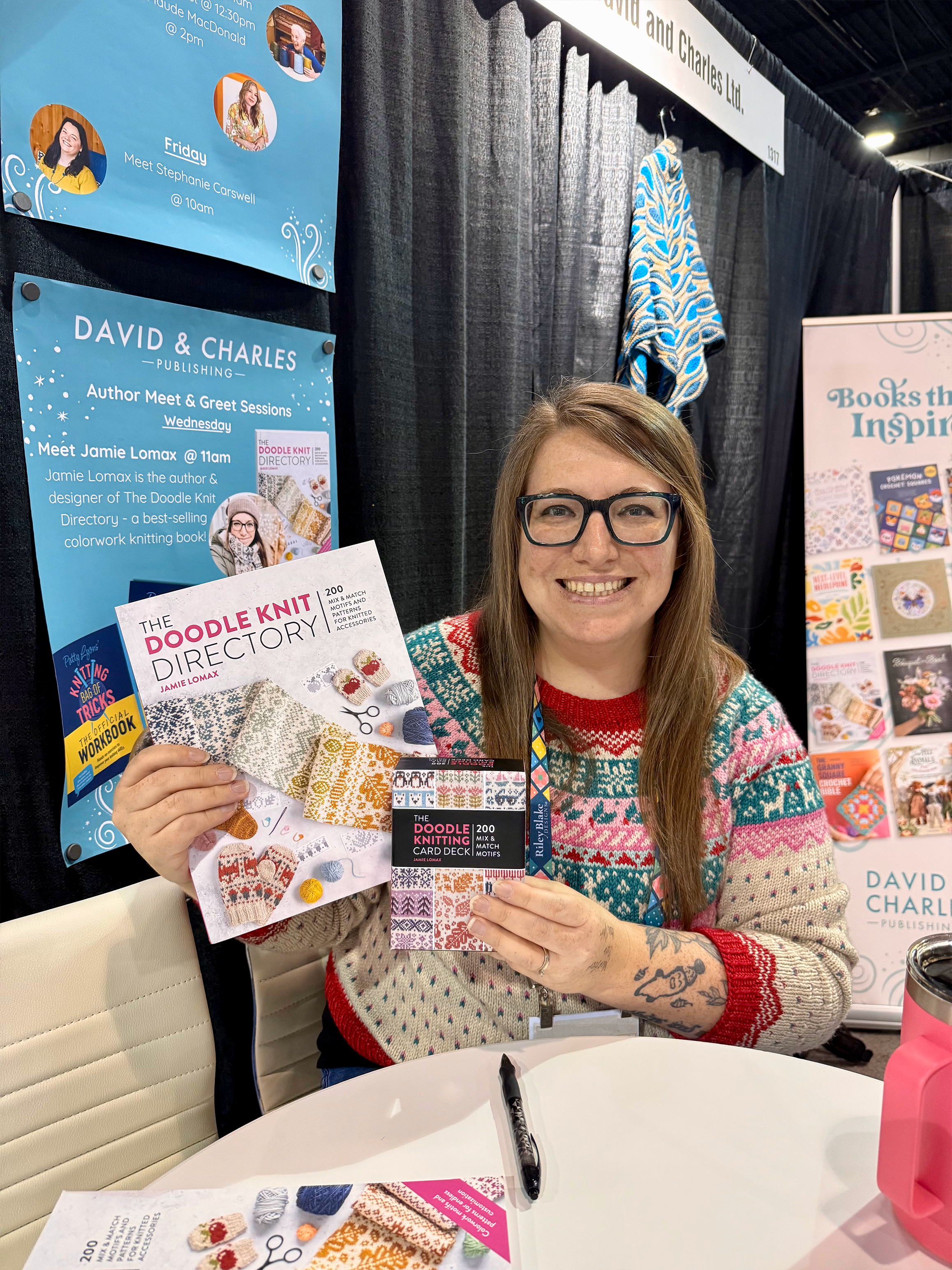 The Doodle Knitting Card Deck: 200 Mix & Match Motifs