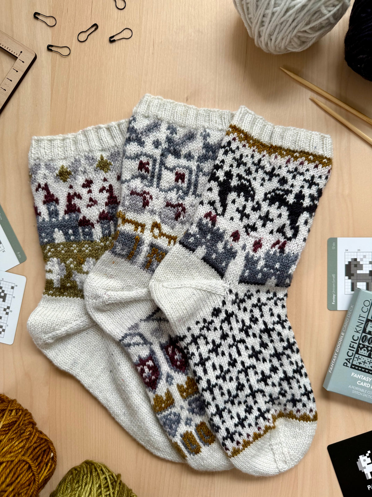 Fantasy Doodle (Socks) | Pacific Knit Co