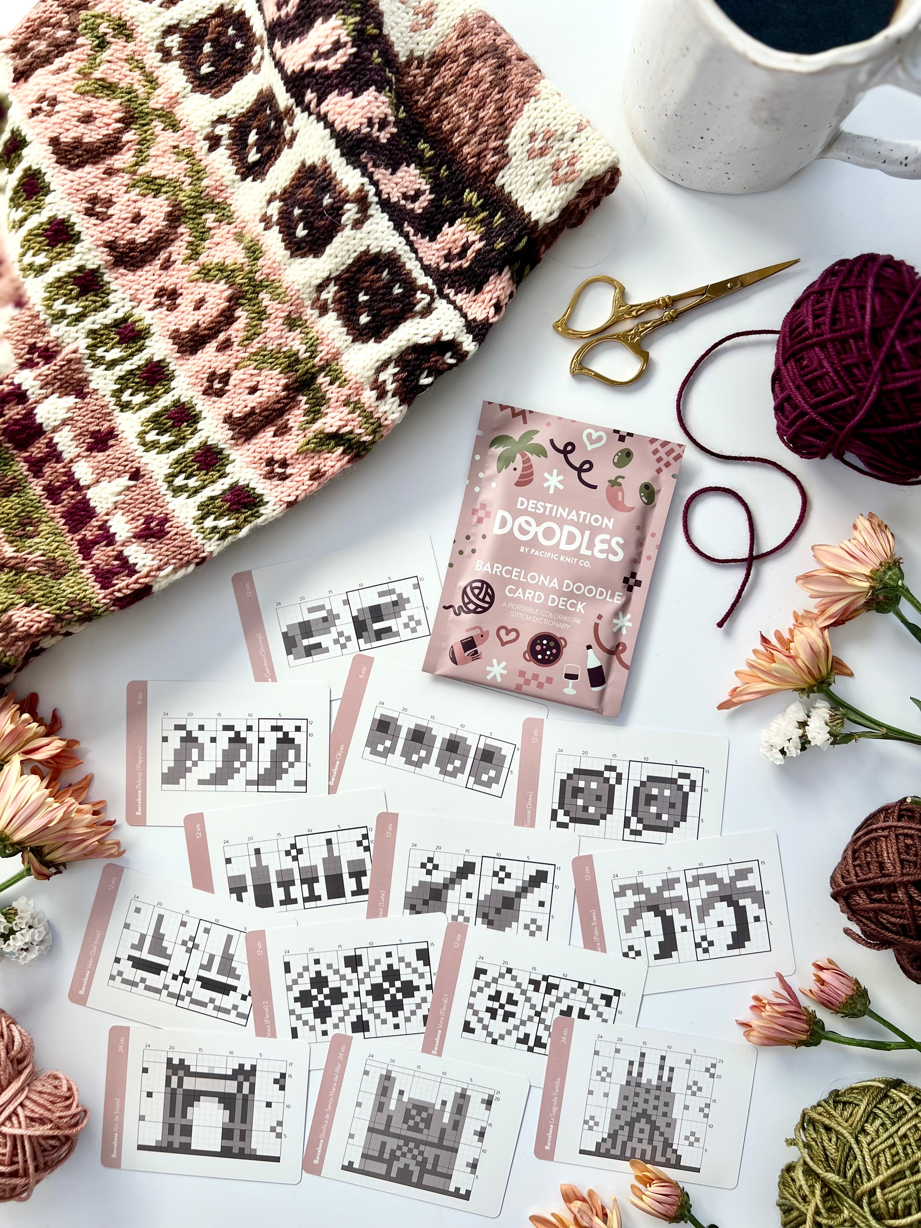 Doodle Card Deck - Barcelona Destination
