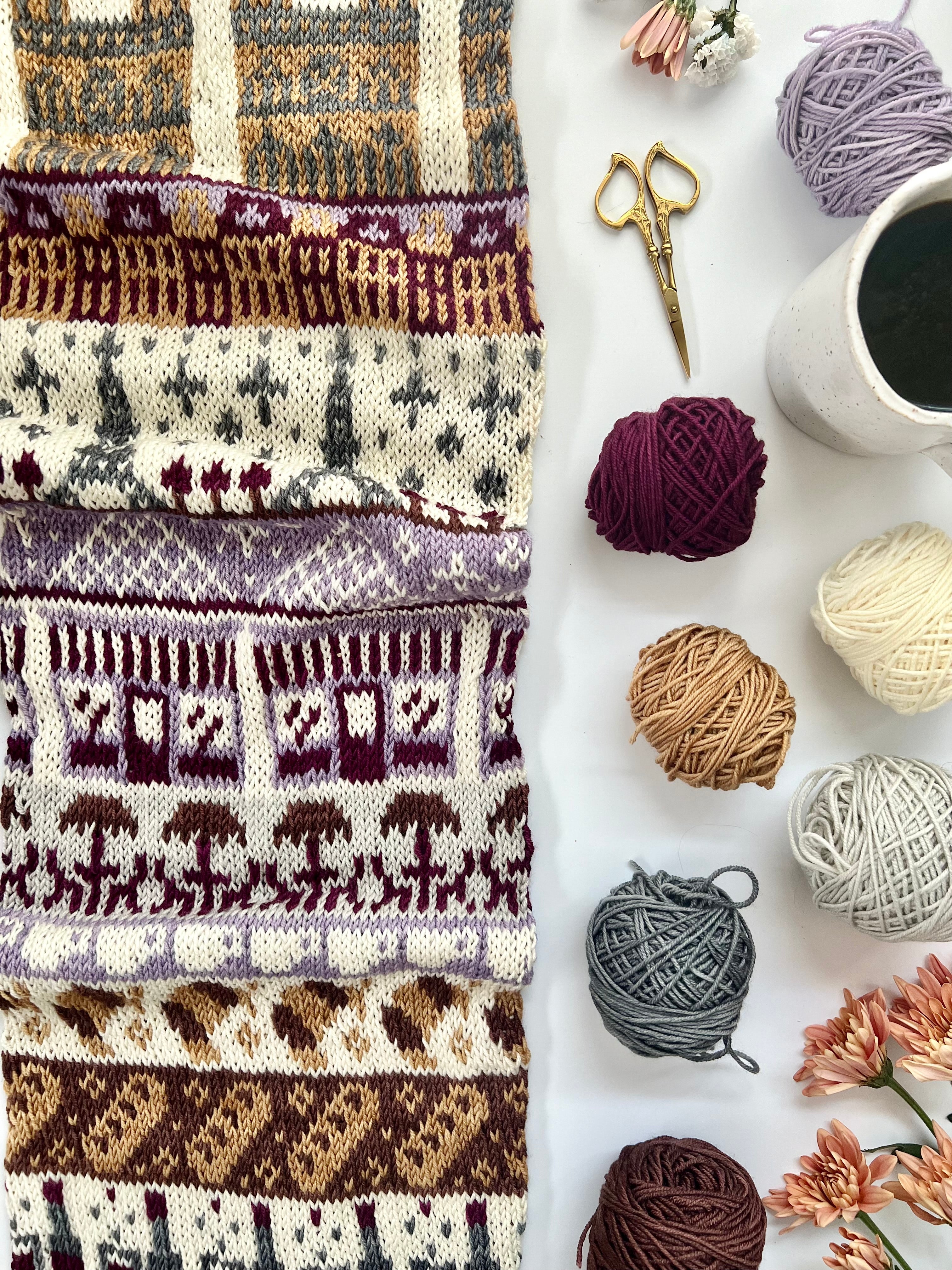 Paris Doodle (Infinity Cowl)