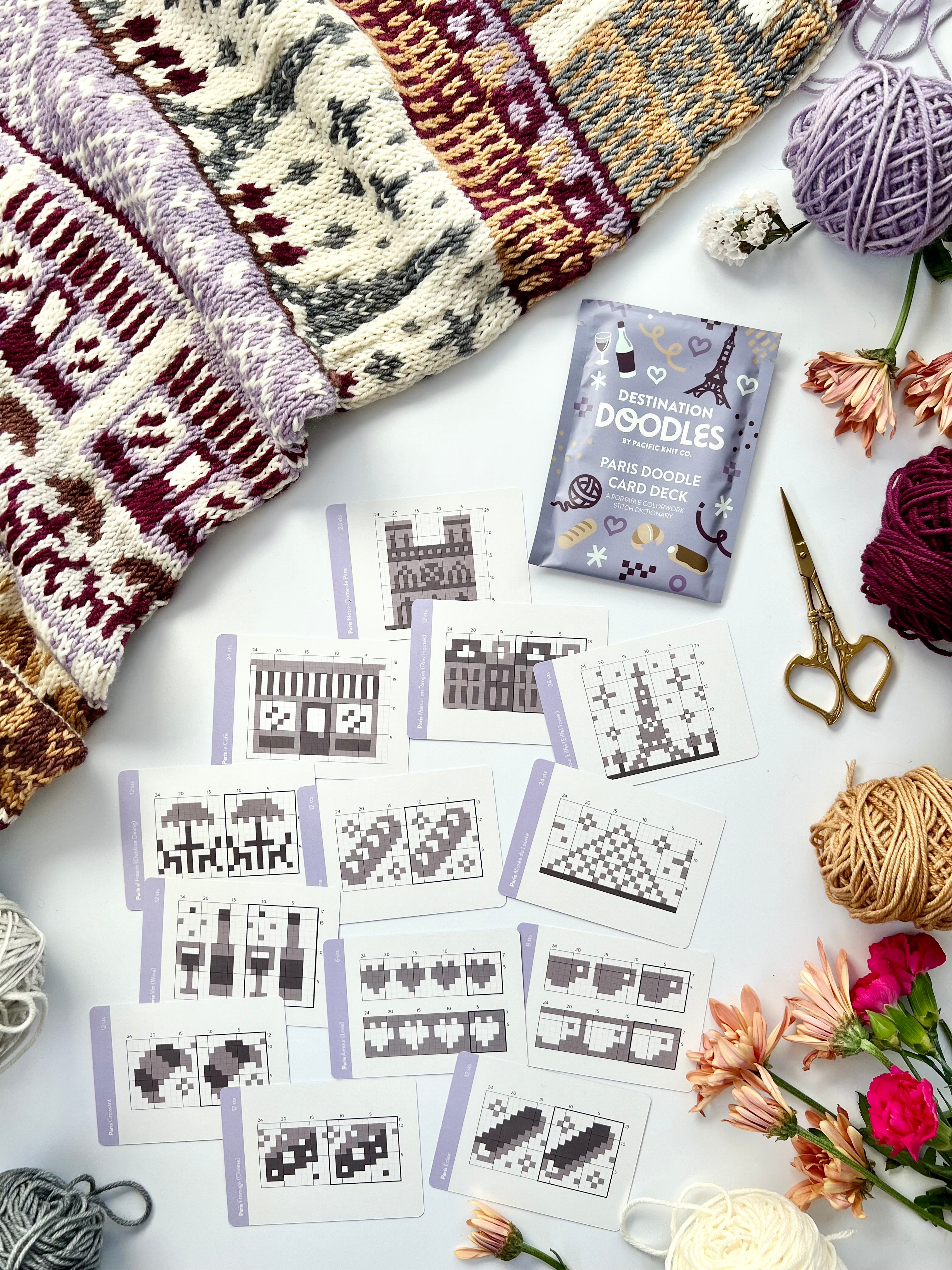 Doodle Card Deck - Paris Destination