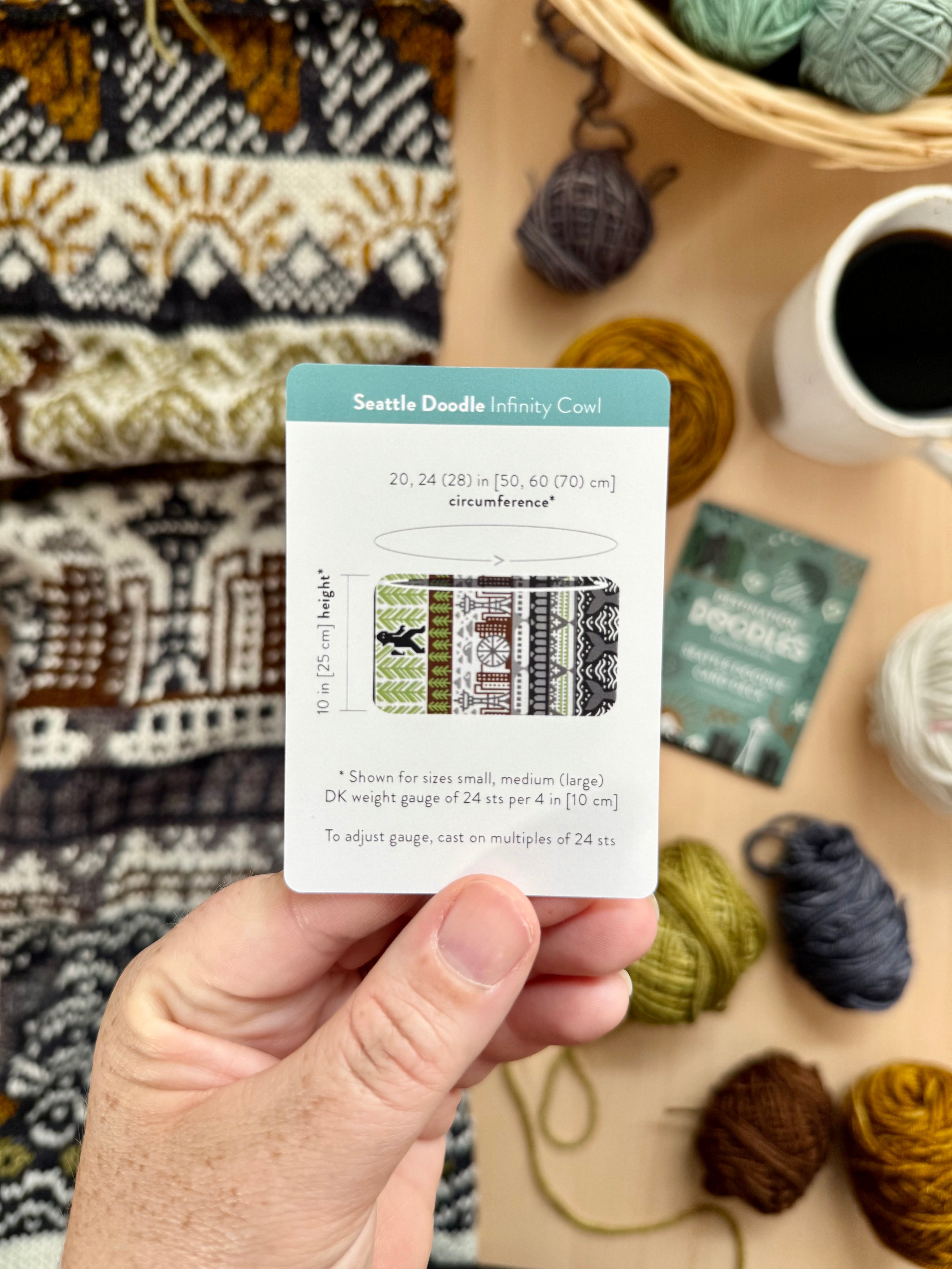 Doodle Card Deck - Seattle Destination