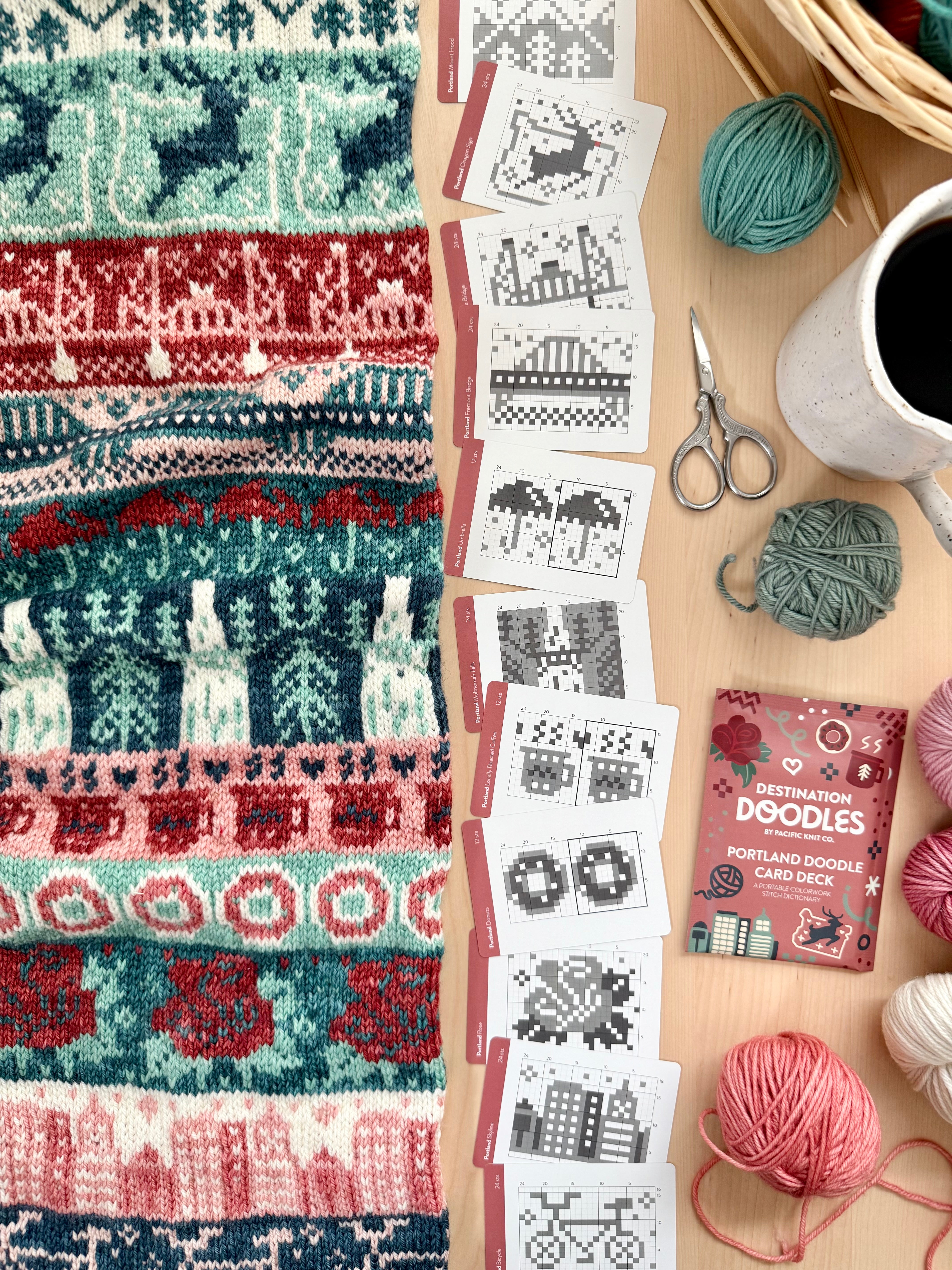 Doodle Card Deck - Portland Destination