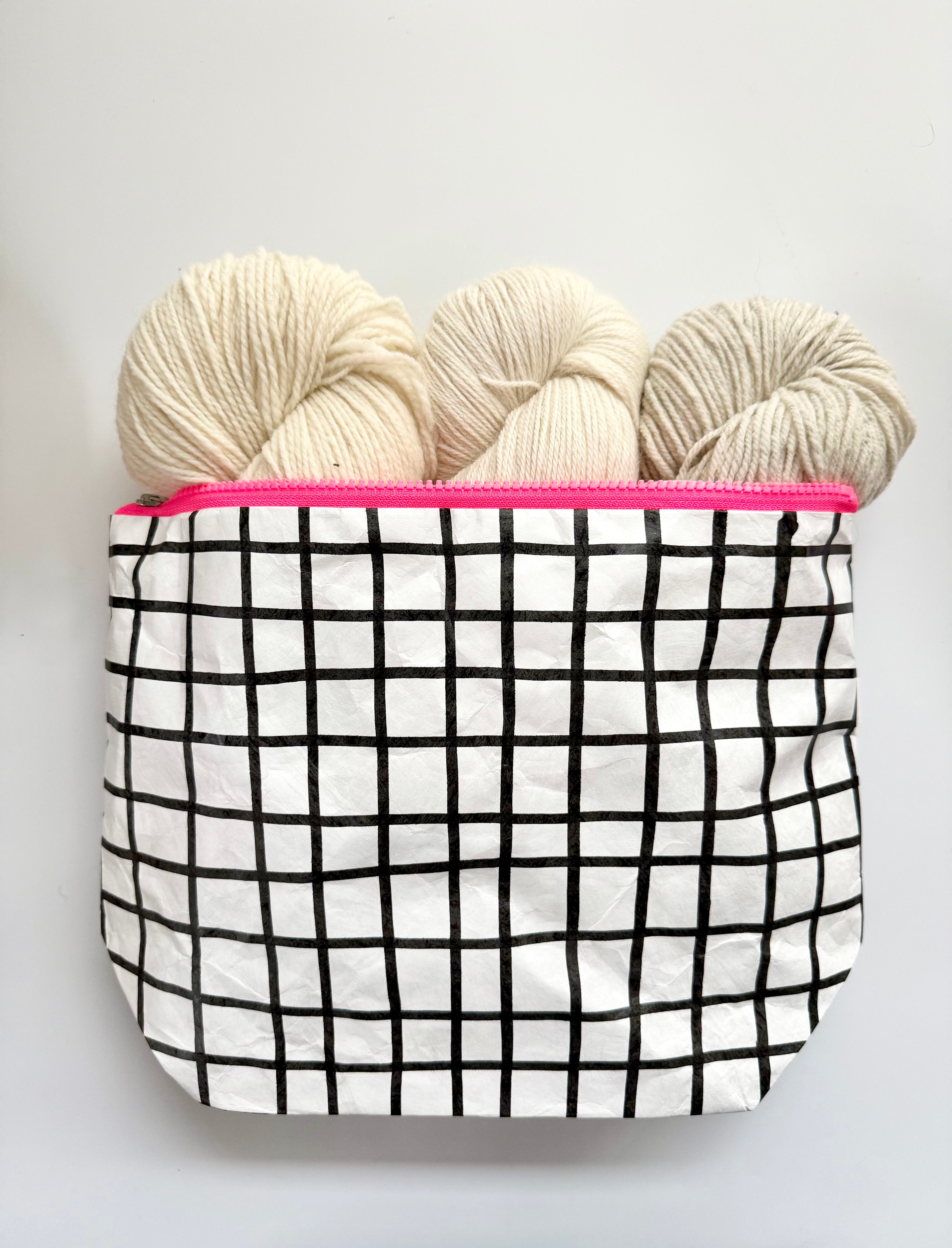 Minimalist Tyvek Project Bags