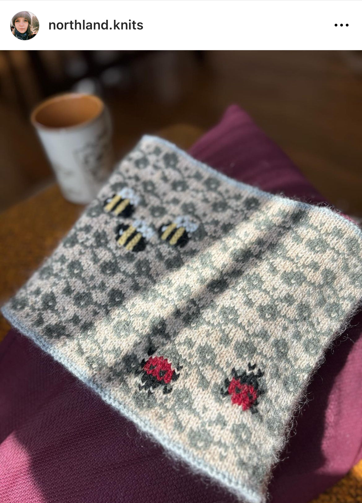 Garden Doodle (Infinity Cowl)