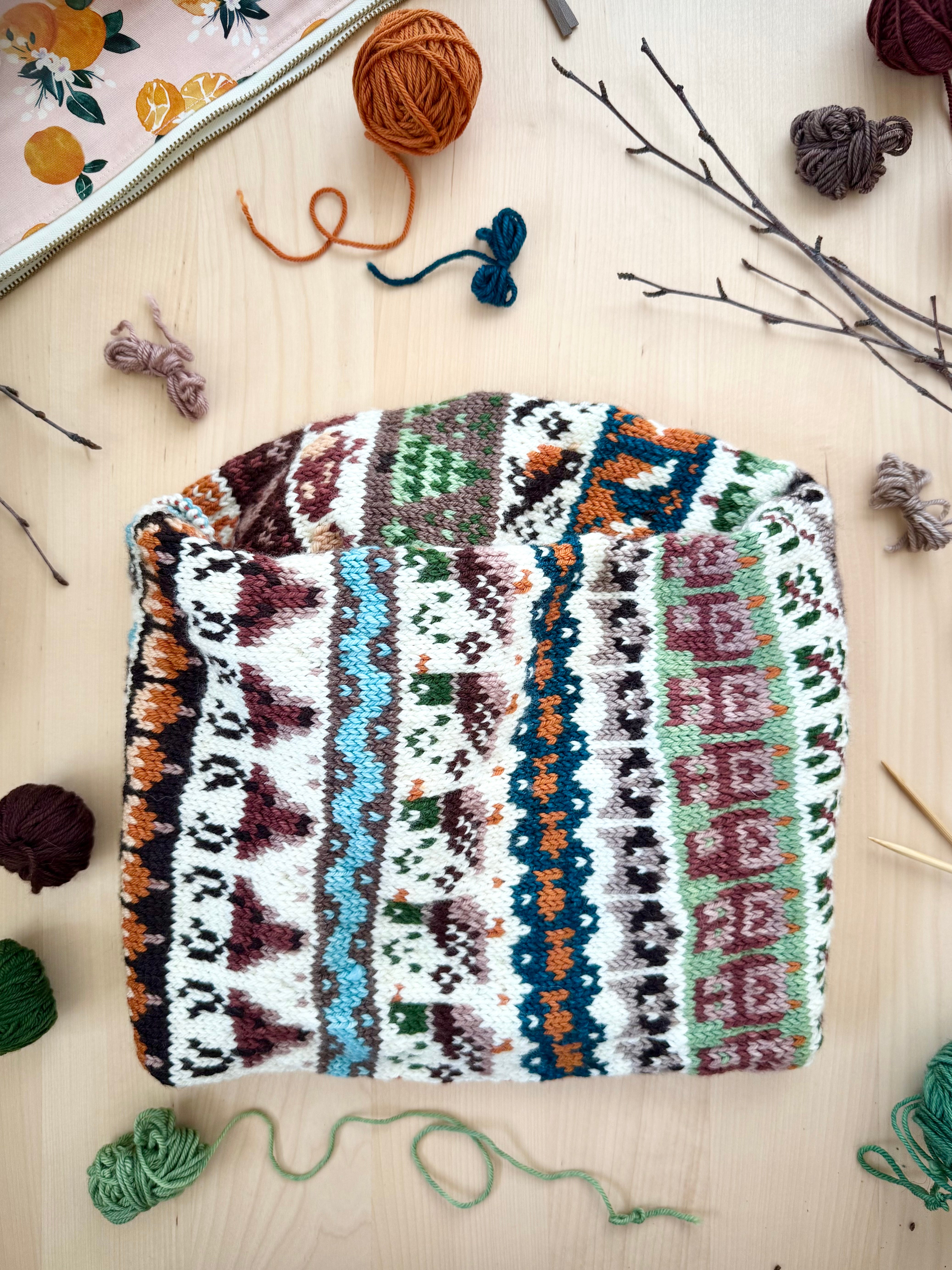 Woodland Doodle (Infinity Cowl)