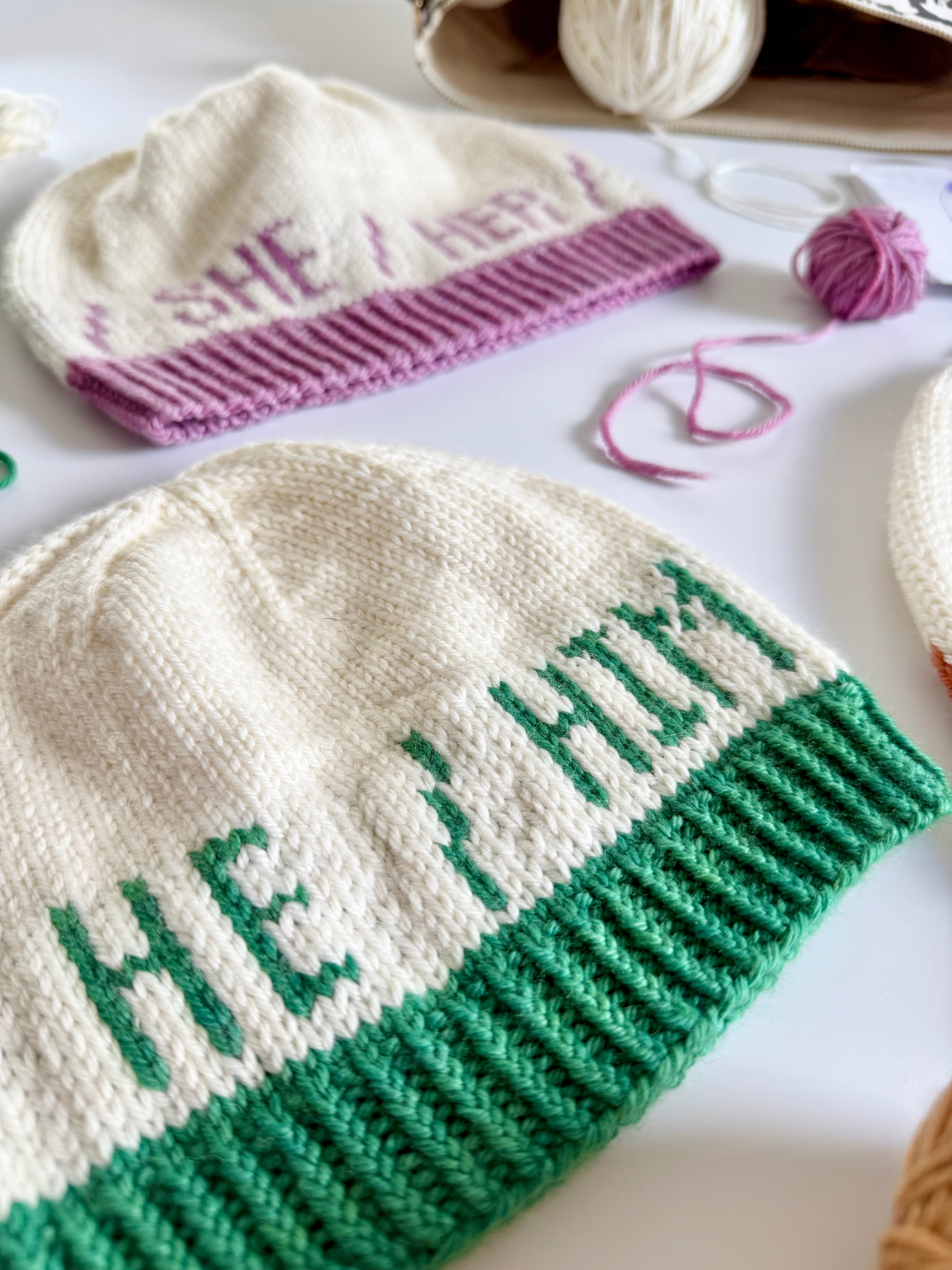 FREE Pronoun Doodle Beanie