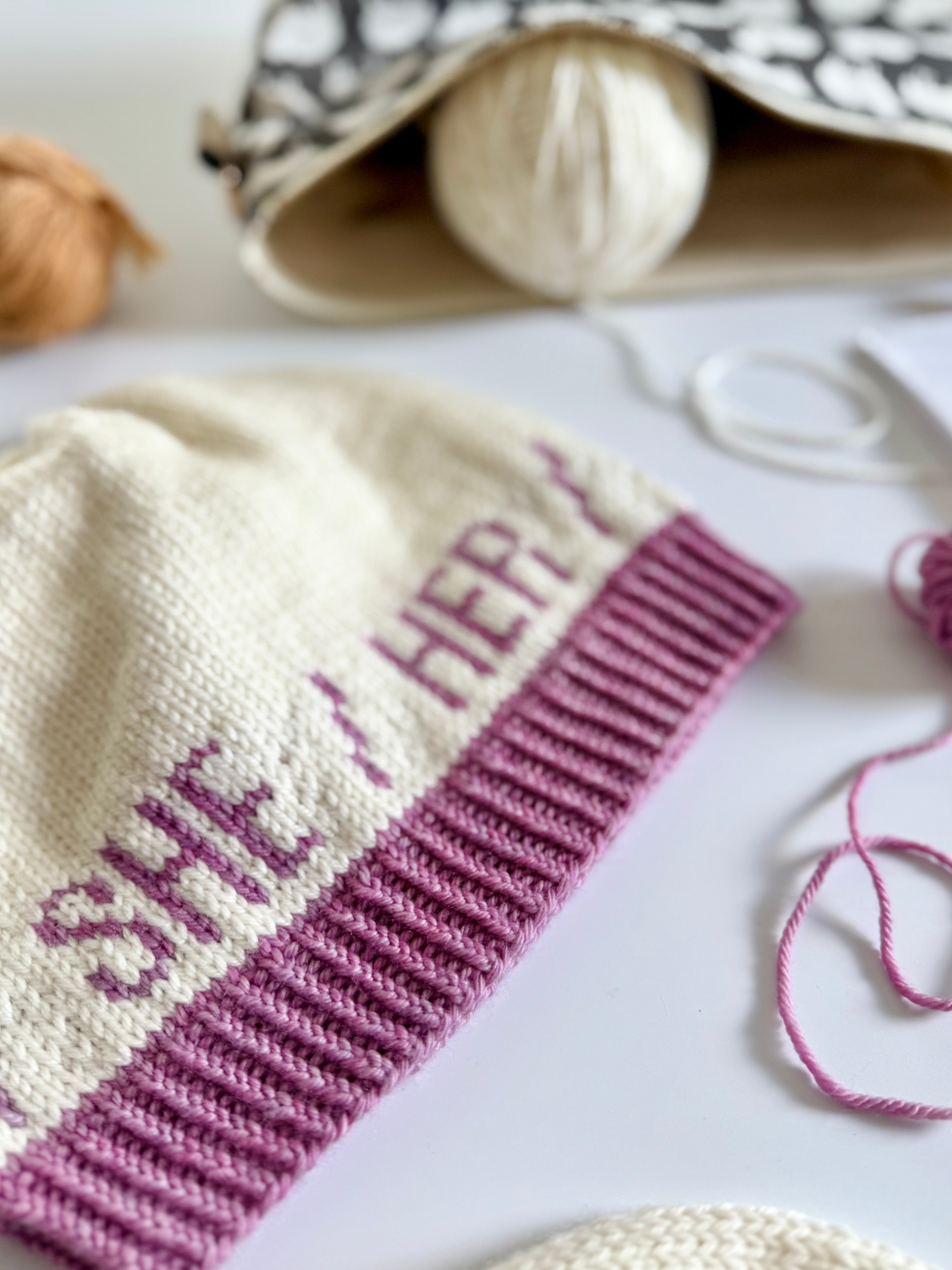 FREE Pronoun Doodle Beanie