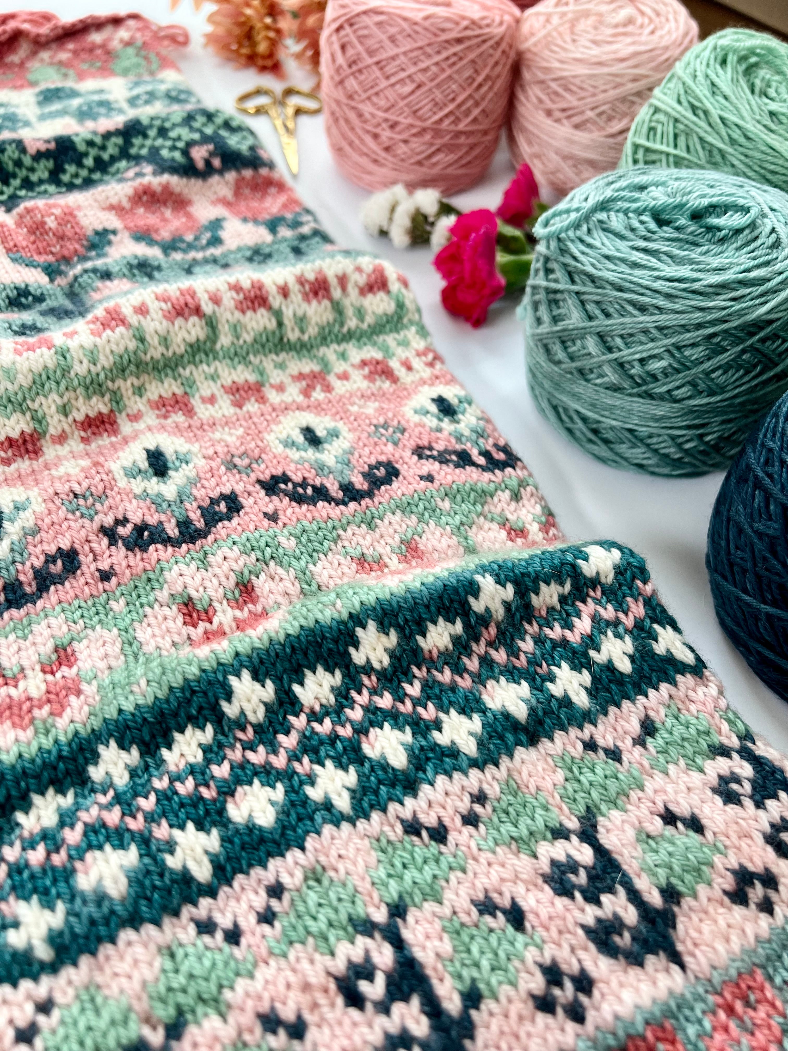Botanical Doodle (Infinity Cowl)