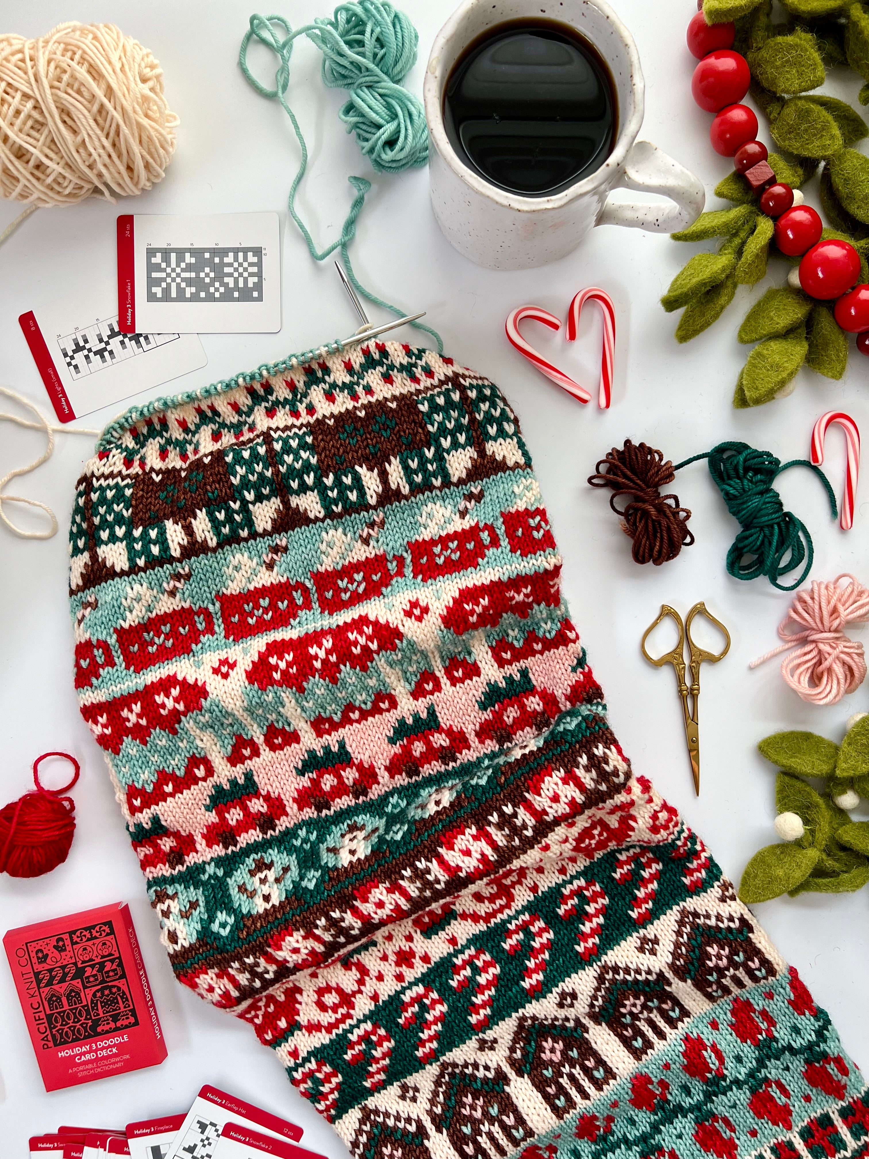 Holiday 3 Doodle (Infinity Cowl)