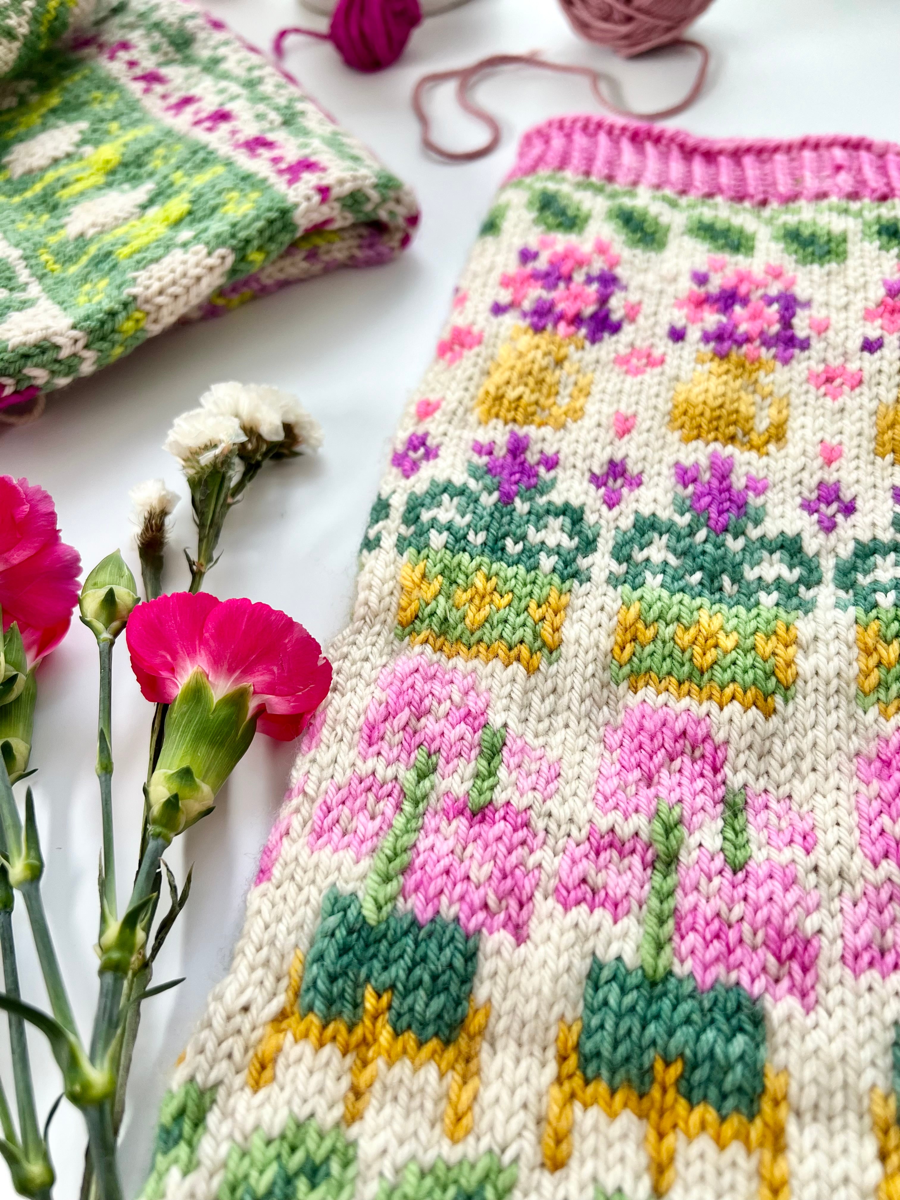 Botanical Doodle (Infinity Cowl)