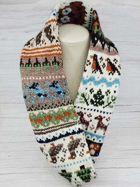 Woodland Doodle (Infinity Cowl)
