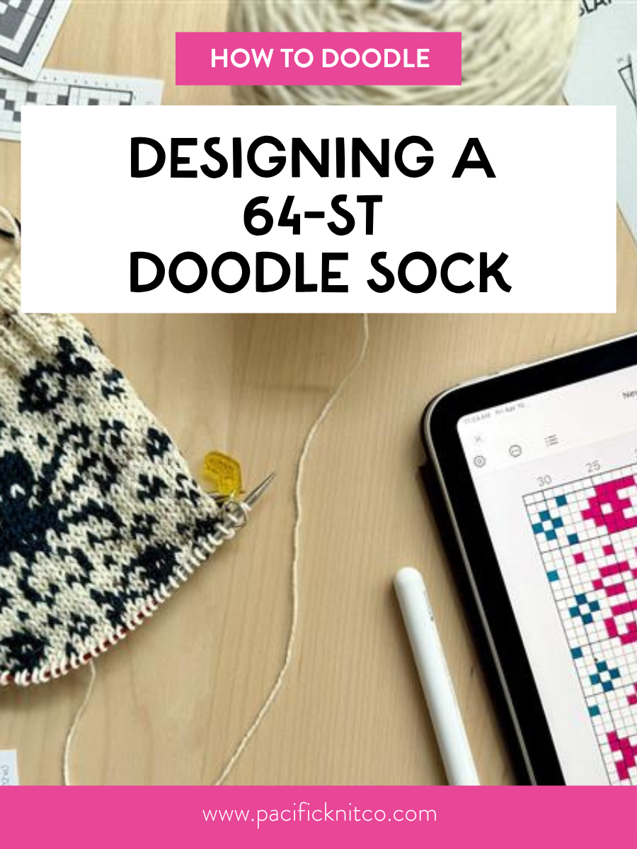 How to Design a 64-Stitch Doodle Sock