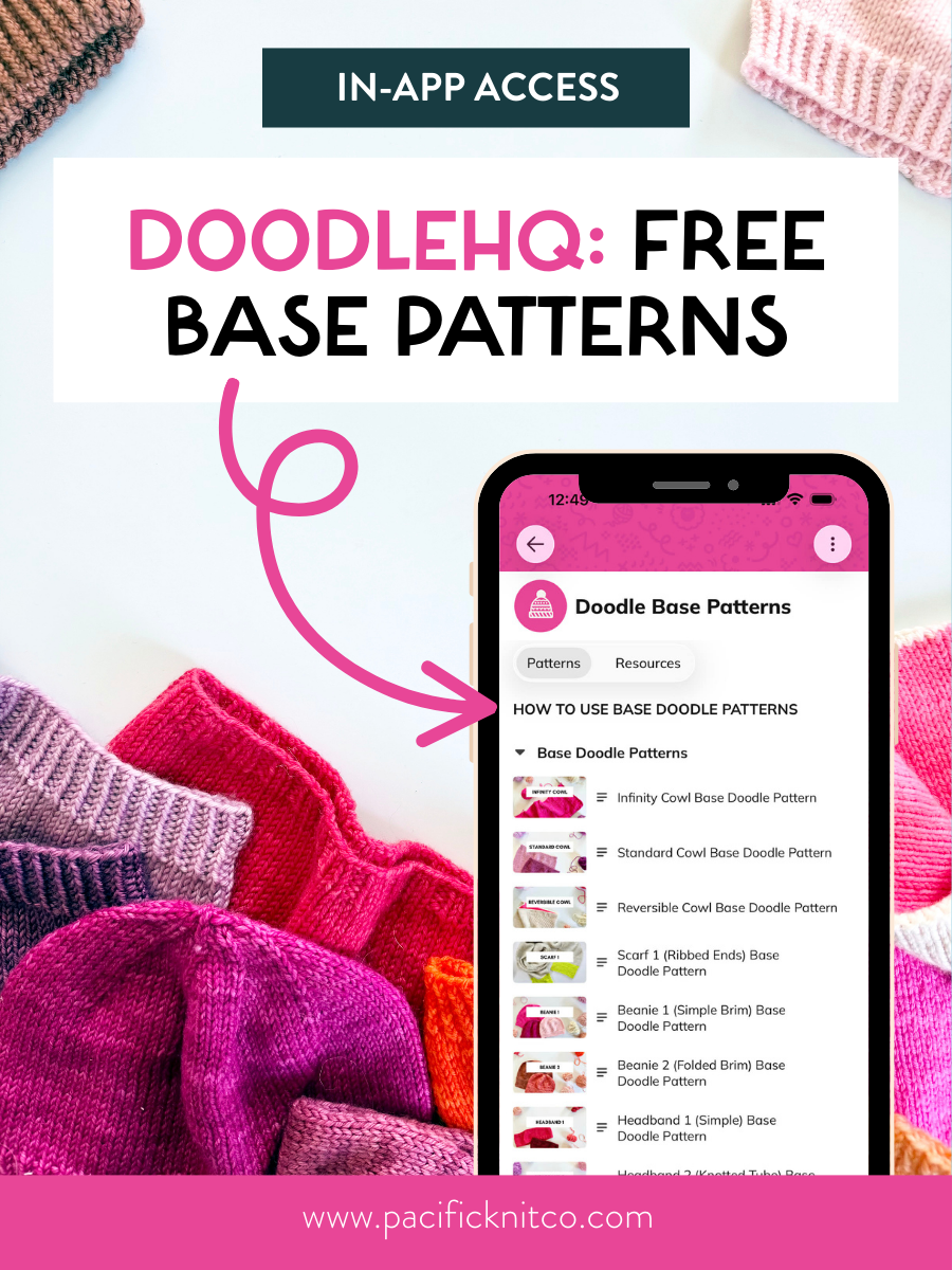DoodleHQ: Free Base Patterns | Pacific Knit Co
