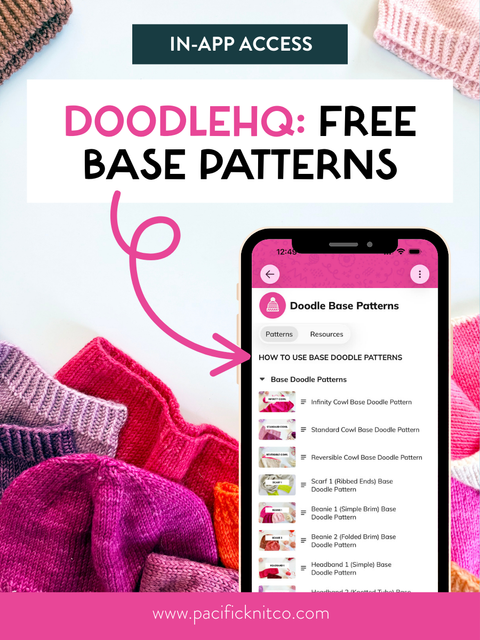 DoodleHQ: Free Base Patterns | Pacific Knit Co