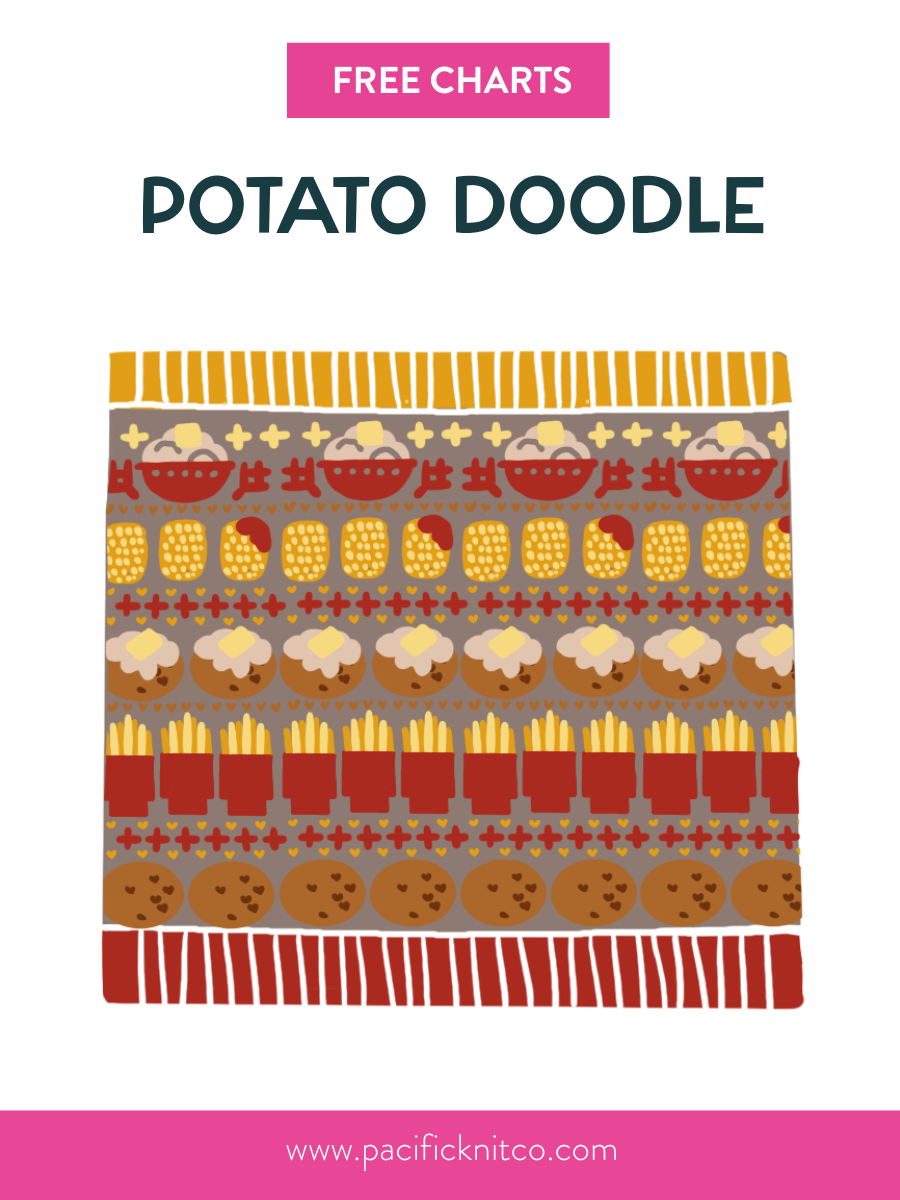 Free Pattern: Potato Doodle Cowl