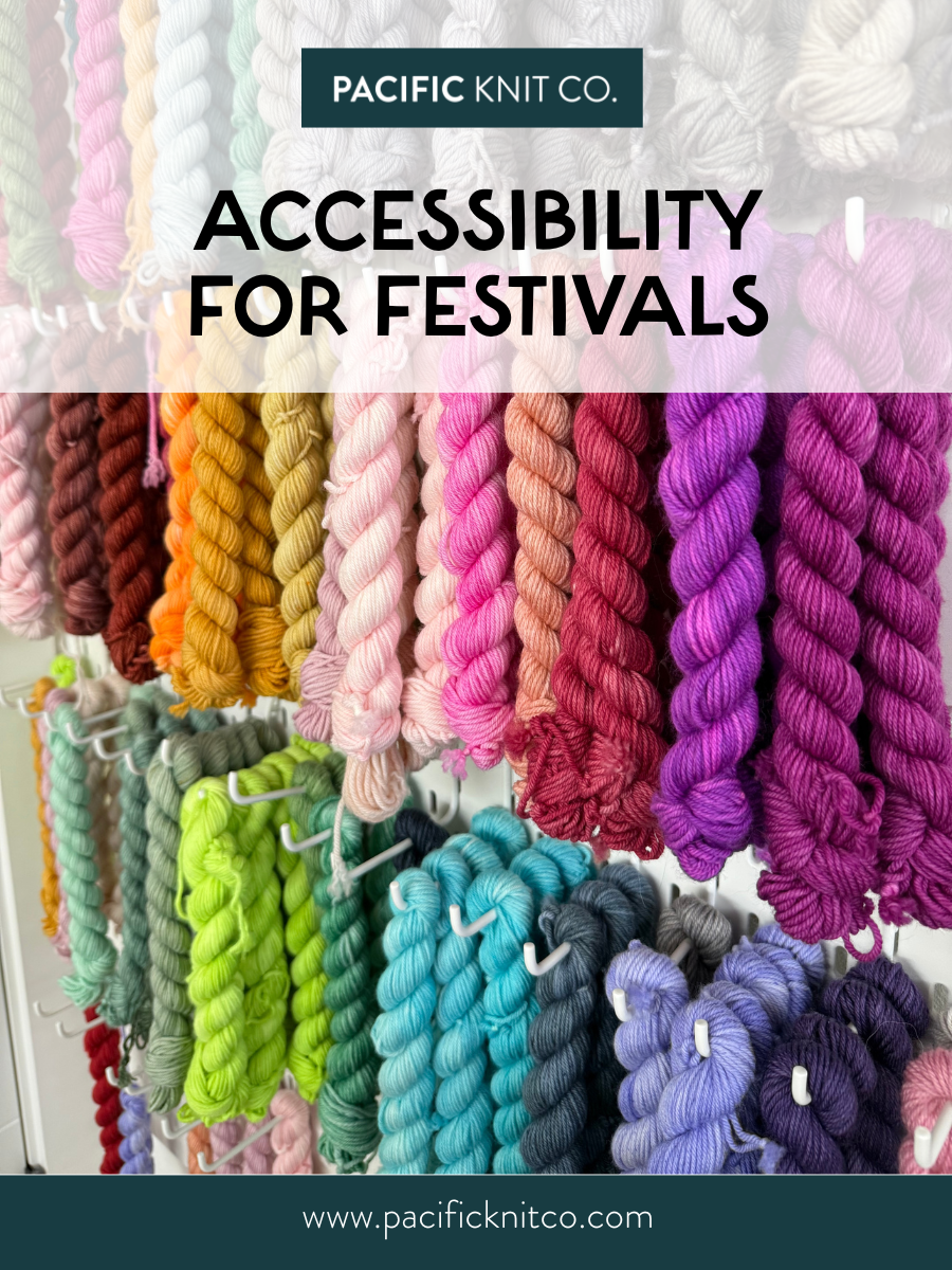 Accessibility for Fiber Festivals (and beyond)