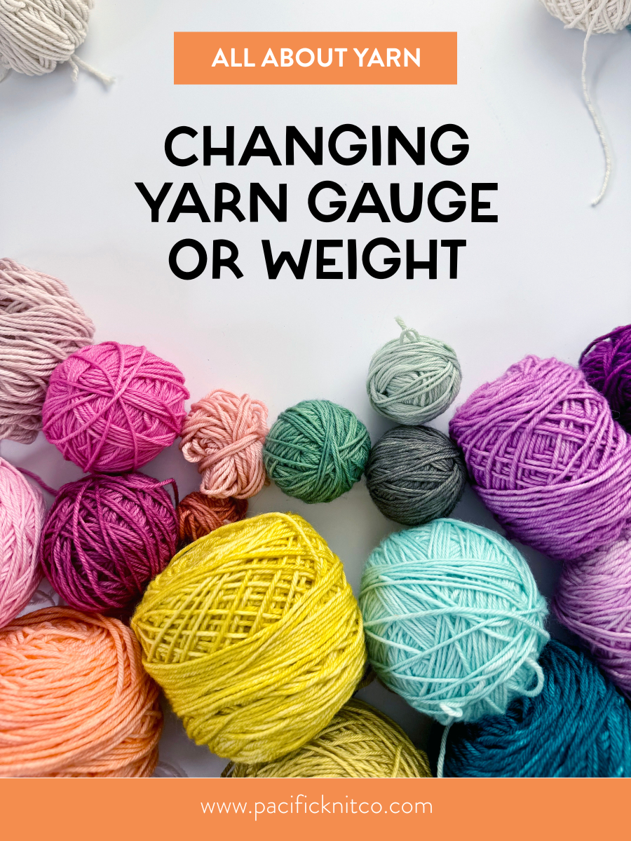 Doodle Math: Changing Yarn Weight & Gauge