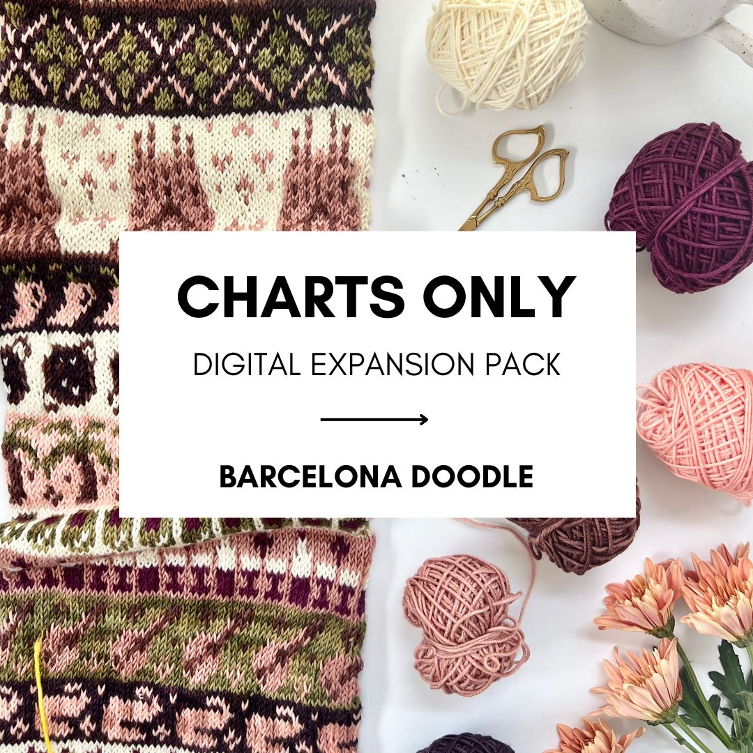 Barcelona Doodle (Digital Chart Expansion) | Pacific Knit Co. | Pacific ...