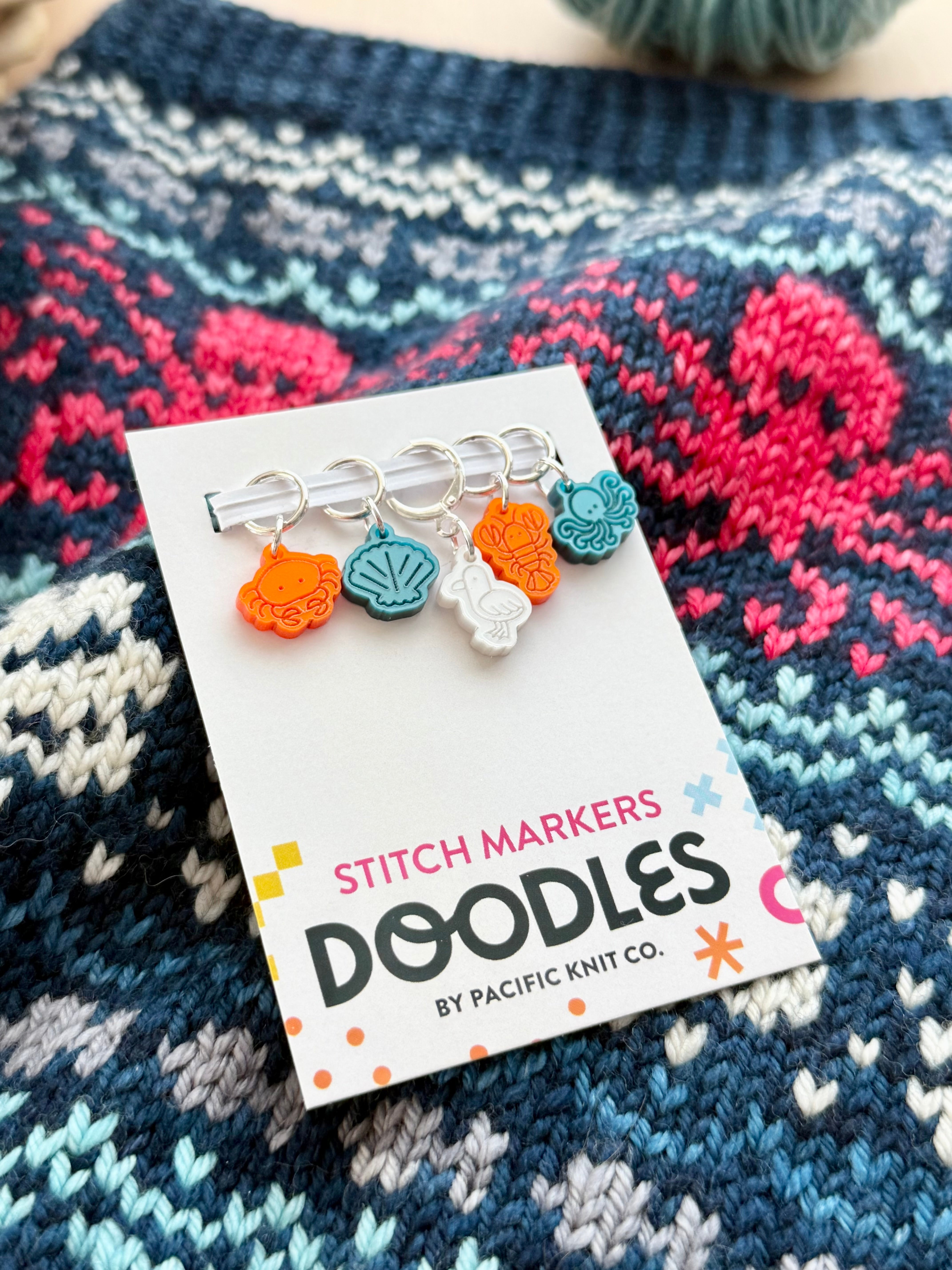 Summer Doodle (Stitch Marker Set)