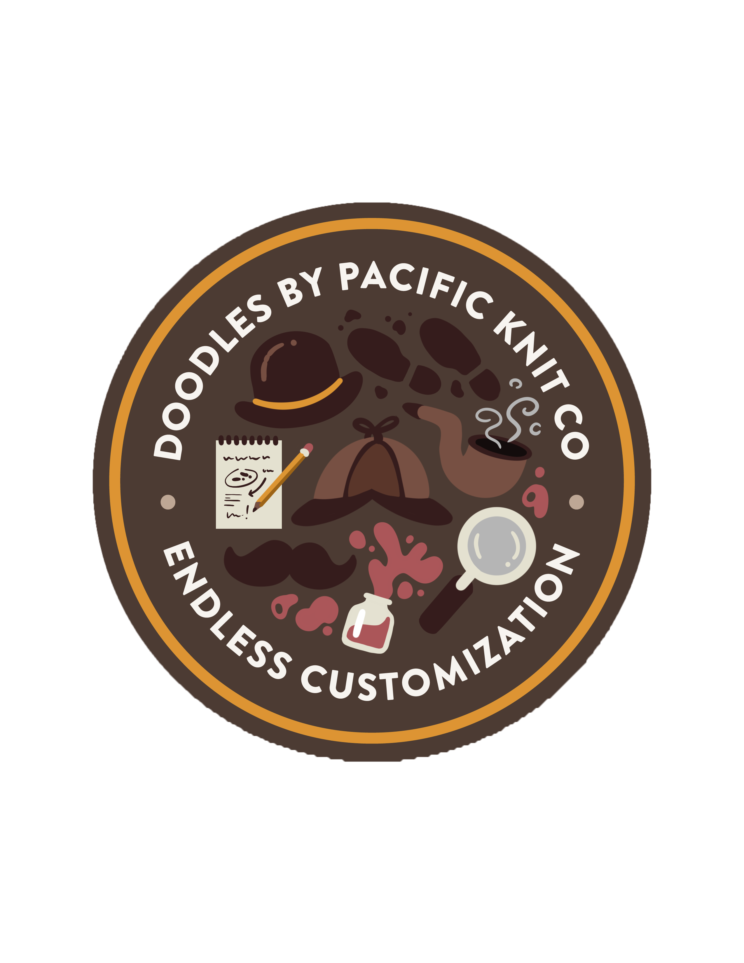 Detective Doodle (Sticker)
