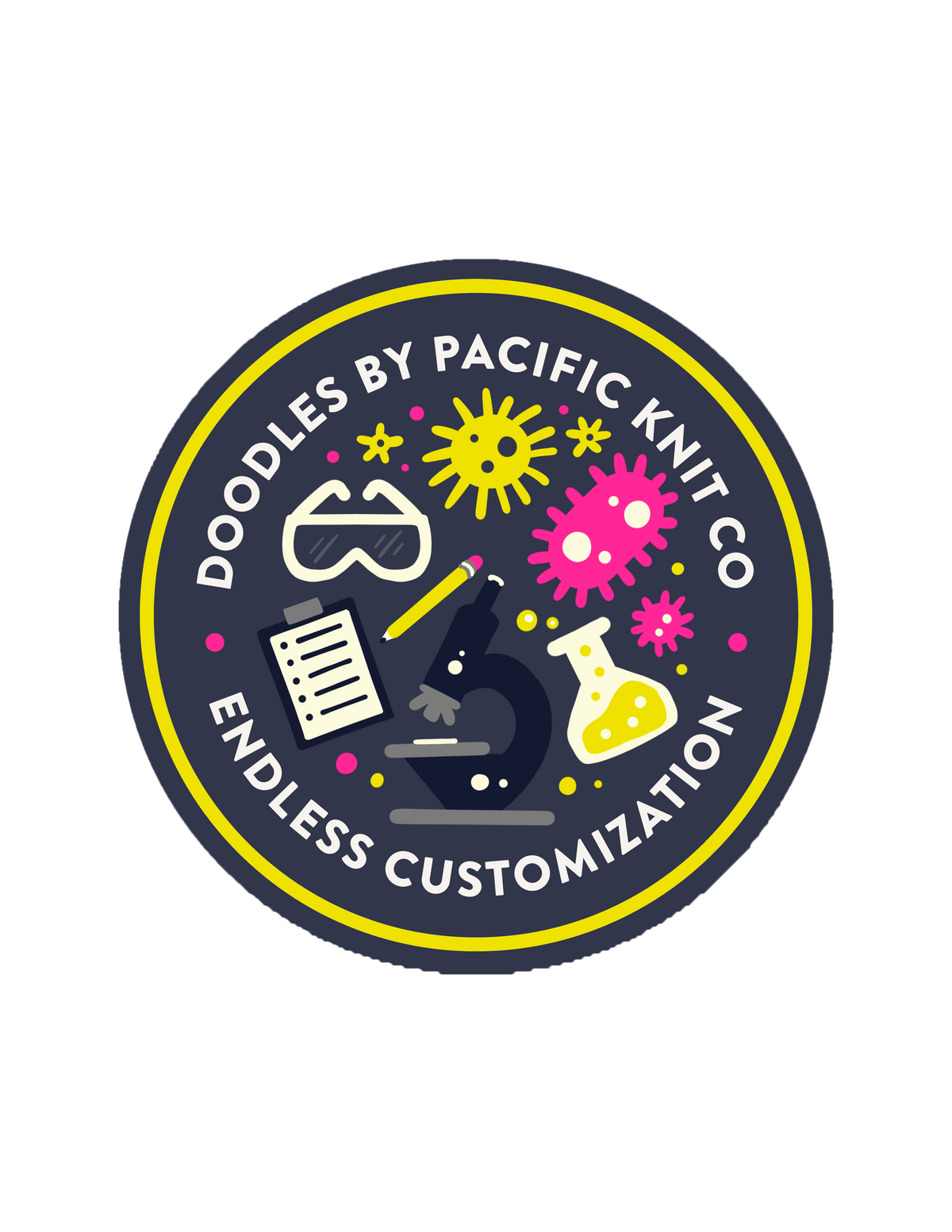 Science Doodle (Sticker) | Pacific Knit Co