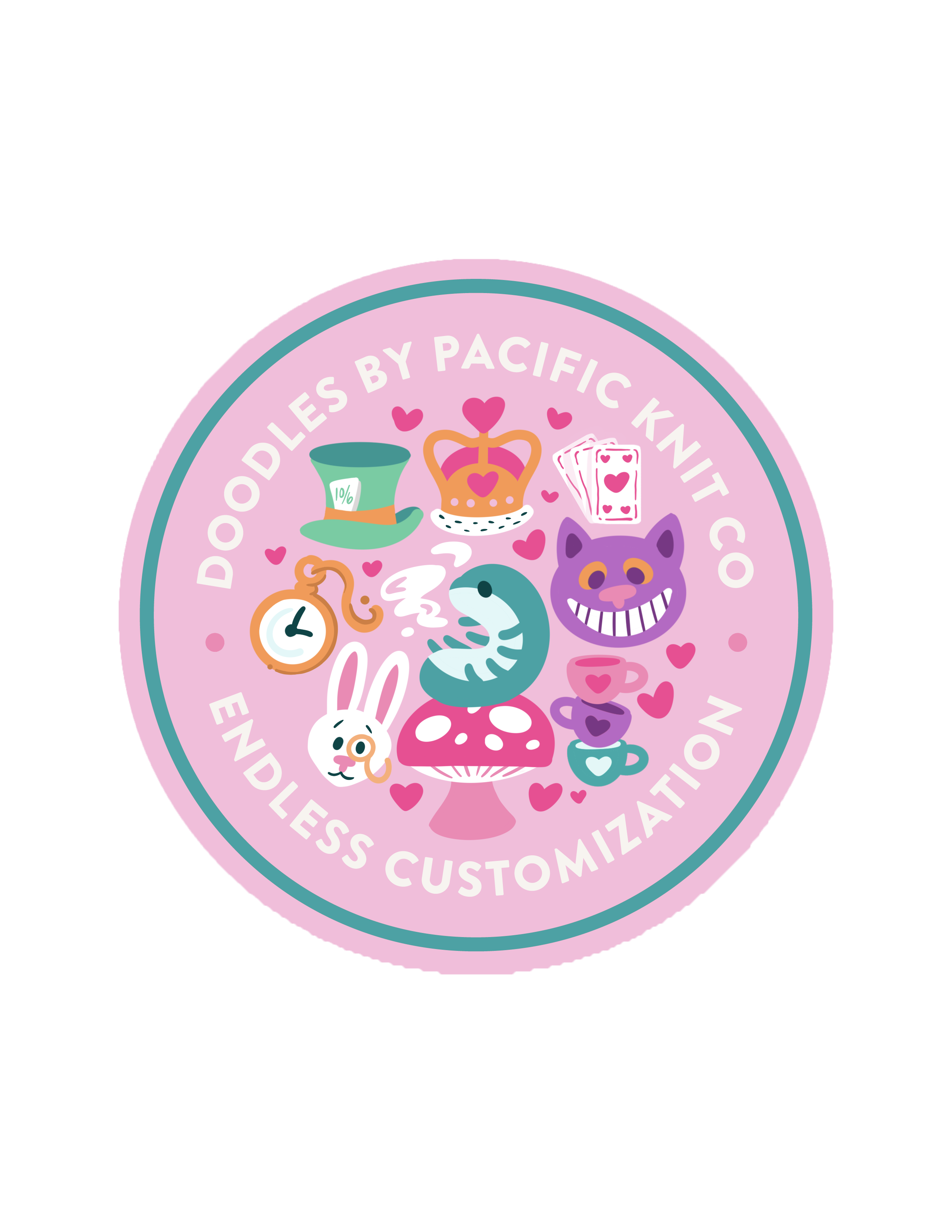 Wonderland Doodle (Sticker)

