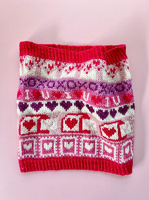Valentines Doodle 2 Cowl (Single-Sided)